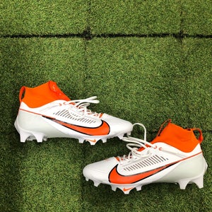 Men's 12.0 Nike Vapor Edge Pro 360 2 TB "White Brilliant Orange" Cleats (New)