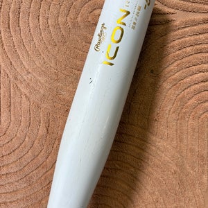 2024 Rawlings Icon Composite Bat USSSA Certified (-5) Composite 25 oz 30" (Used)