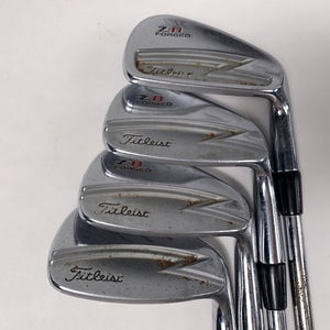 Titleist ZB Forged Iron Set 7-PW True Temper Dynamic Gold R300 Regular Mens RH