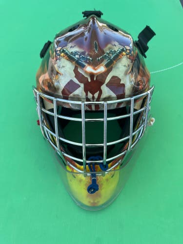 Junior Bauer NME 3 Goalie Mask | Special Edition Boba Fett Decals