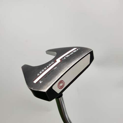 2013 ODYSSEY VERSA 90 7 BLACK WHITE BLACK PUTTER 35" GOOD