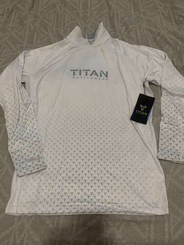 Titan Battlegear Hockey Cut Resistant Long Sleeve Base Layer Shirt Adult X-Large New