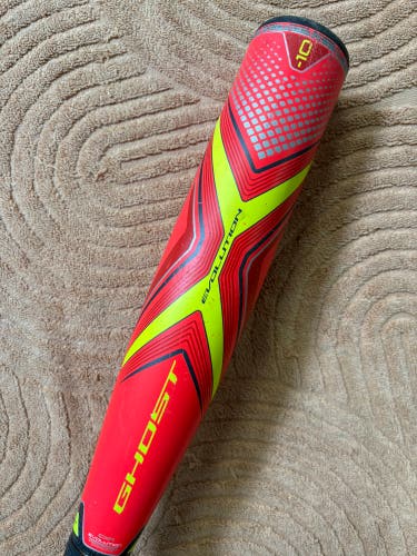 2019 Easton Ghost X Evolution Composite Bat USABat Certified (-10) Composite 19 oz 29" (Used)