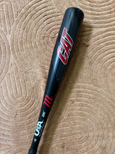Marucci CAT Alloy Bat USABat Certified (-11) 15 oz 26" (Used)