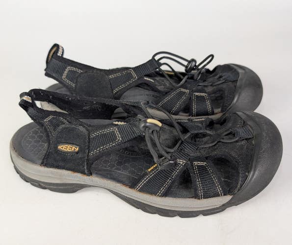KEEN Venice H2 Black Waterproof Outdoor Sandals Women's Size 10 Gorpcore