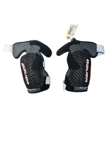 Used Bauer BAUER LIL SPORT Youth Elbow Pads Black And Red LG 11835-S000209683