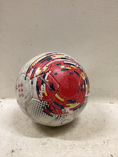 Used COSMO All Size Soccer Ball White And Red 3 11725-S000503980