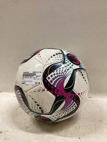 Used Puma SIZE 5 All Size Soccer Ball White And Purple 5 11725-S000503985