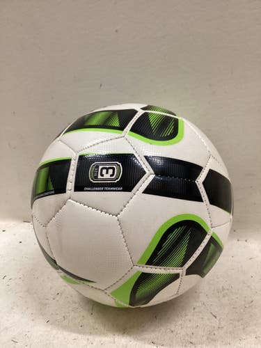 Used CHALLENGER TEAMWEAR BALL All Size Soccer Ball White And Green 3 11725-S000503990