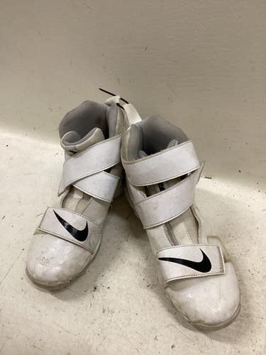 Used Nike FORCE HIGH TOP BB/SB Cleats White Junior 04 11725-S000504001