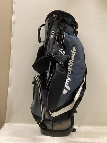 Used Taylormade STAND BAG Mens Stand Bag Black And Navy Blue 11725-S000504090