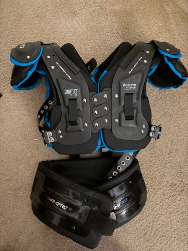 Large Adult Champro Gauntlet Shoulder Pads (Used)