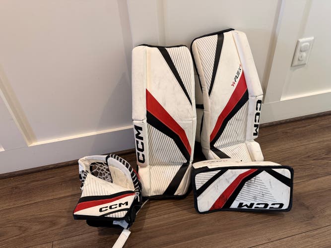 24" 2025 CCM YTFlex 3 Regular Goalie Full Set (Used)