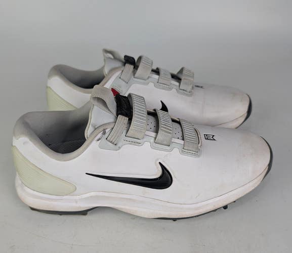 Nike Tiger Woods TW71 Fast Fit Golf Cleats White/Black CD6300-100 Men's Size 8