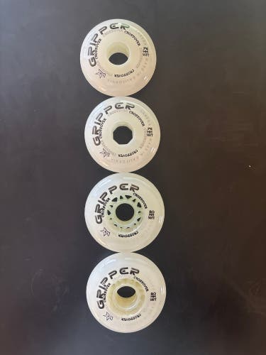 Labeda Gripper White Indoor Roller Hockey Wheels 76A