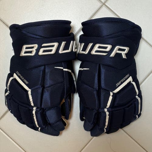 Bauer Supreme 3S Pro Gloves Senior 14" Navy Blue | Excellent condition