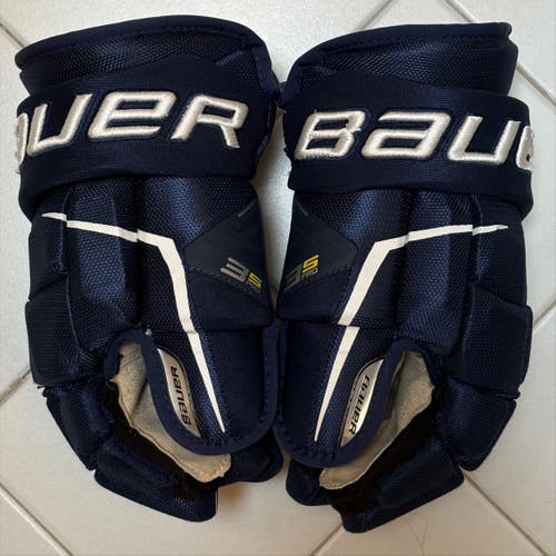 Bauer Supreme 3S Pro Gloves Senior 14" Navy Blue | Excellent condition