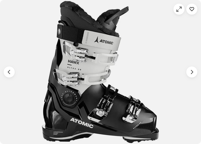 NEW NEW ATOMIC HAWX ULTRA 85 GW SKI BOOTS WOMENS SIZE 25.5/US  8.5