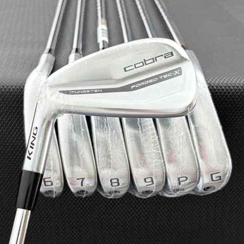 NEW LH COBRA KING FORGED TEC X 2022 IRON SET 5-G