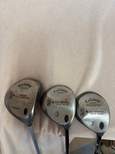 Men's Callaway Big Bertha Warbird Right Handed Clubs (Full Set) Regular Flex (Used)