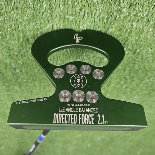 LAB Golf Directed Force 2.1 T7 Green ArmLock 40" Putter ACCRA Black RH MINT
