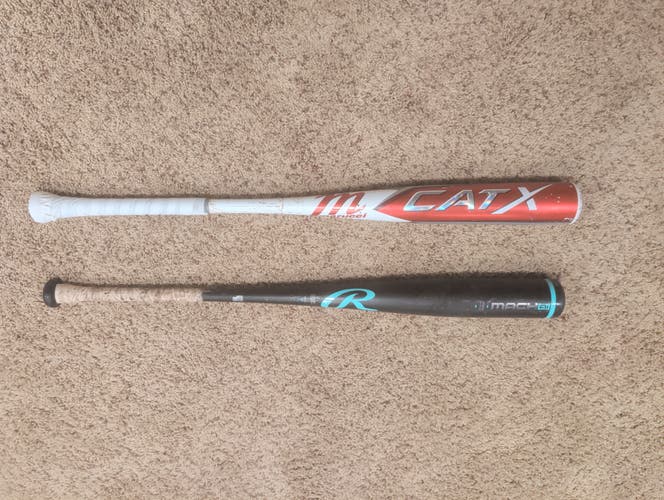 2022 Marucci CATX Alloy BBCOR Certified Bat (-3) 30 oz 33" (Used)