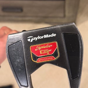 2022 TaylorMade Spider Gt Mallet Left Hand Putter Steel 35" (Unreal condition, but used)