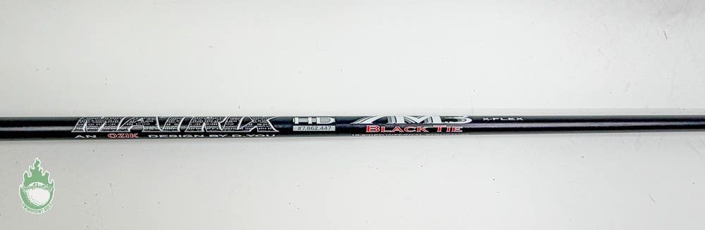 Matrix Ozik 7M3 Black Tie Extra Stiff Flex Graphite Driver Shaft Taylormade 44"