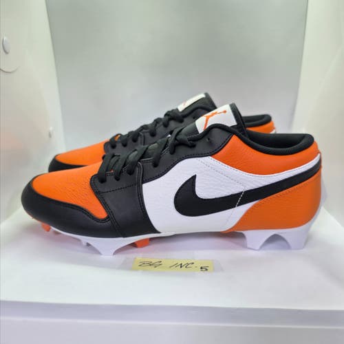 Nike Air Jordan 1 Low TD Shattered Backboard Football Cleats FJ6245-801 Size 14
