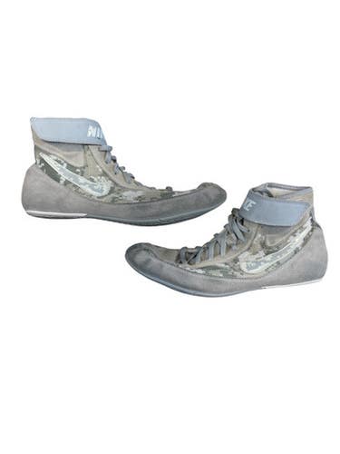 Used Nike Wrestling Shoes Grey Senior 10 11873-S000234714