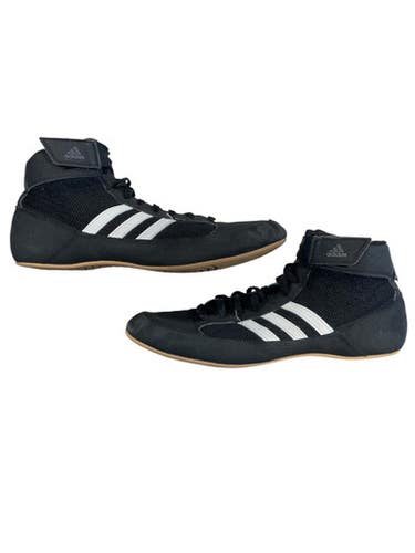 Used Adidas Wrestling Shoes Black Youth 10.0 11873-S000240927