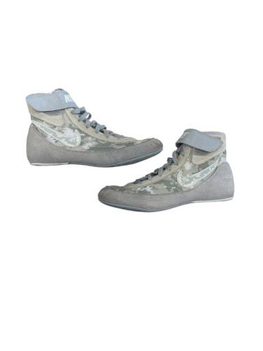 Used Nike Wrestling Shoes Grey Junior 04.5 11873-S000234205
