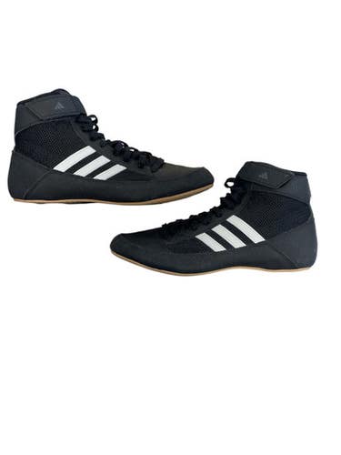 Used Adidas Wrestling Shoes Black Junior 04.5 11873-S000239145