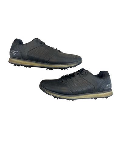 Used Sketchers Mens Golf Shoes Black Senior 10.5 11873-S000242547
