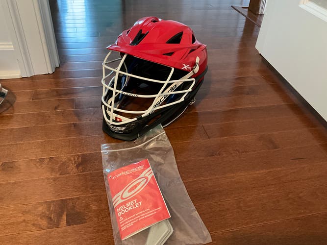 TEAM ISSUED RUTGERS NCAA COLLEGE Cascade XRS Helmet (BRAND NEW) SEND OFFERS. WILLING TO NEGOTIATE
