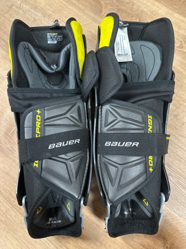 Intermediate Bauer Supreme Ignite Pro+ 14" Shin Pads (New)