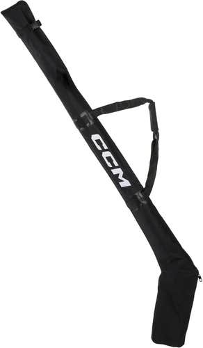CCM Hockey Stick Bag 74" Black Carry Handle Shoulder Strap Unused NWT 2-4 Sticks