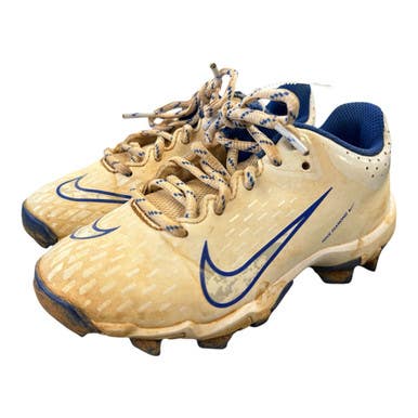 Used Nike DIAMOND BB CLEATS BB/SB Cleats White Youth 12.0 11450-S000523877