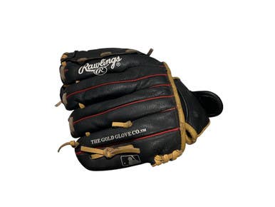 Used Rawlings HIGHLIGHT SERIES BB/SB Glove RH Throw Black 10" 11847-S000036719