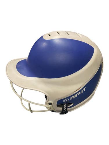 Used RIP-IT HELMET Batting Helmet w/Mask White MD 11847-S000036670