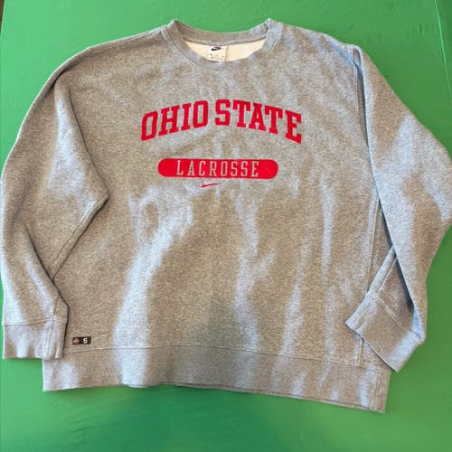 The Ohio State University Lacrosse Team Issued Nike Crewneck Sweater | XXL