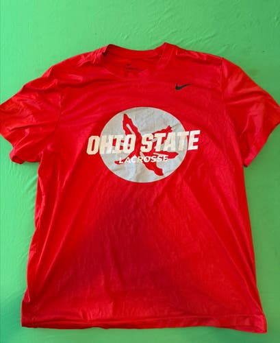 The Ohio State University Lacrosse Team Issued Nike T-Shirt | XL