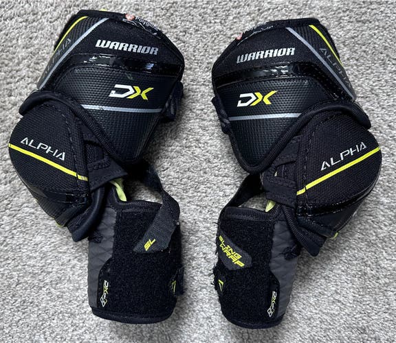 Used Warrior Alpha DX Junior Large Elbow Pads (Check Description)