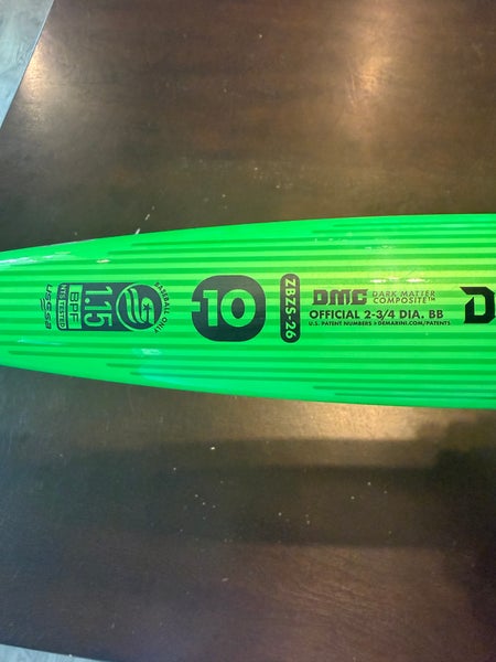 2026 DeMarini CF Zen Composite USSSA Certified Bat (-10) 19 oz 29" (Used)