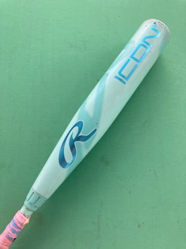 2026 Rawlings Icon Composite Bat USSSA Certified (-8) Composite 22 oz 30" (Used)