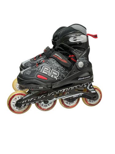 Used Bladerunner Roller Hockey Skates Black Adjustable 11847-S000034558