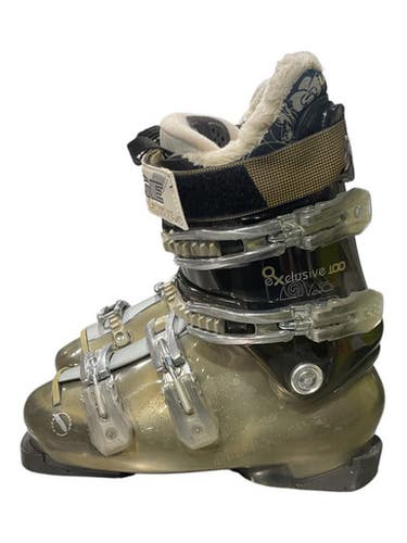 Used Lange EXCL Womens DH Ski Boot Black 240 MP - J06 - W07 11847-S000036446