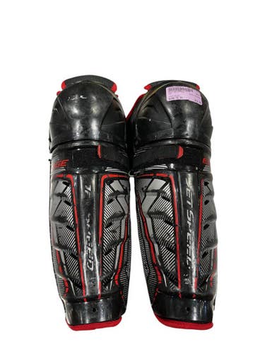 Used CCM JETSPEED Junior Shin Guards Black 12" 11847-S000033845