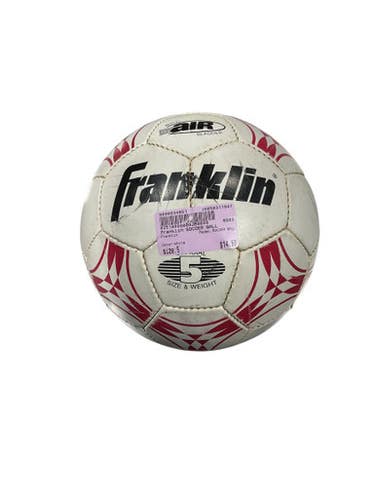 Used Franklin SOCCER BALL All Size Soccer Ball White 5 11847-S000034851