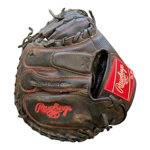 Used Rawlings GAMER SERIES BB/SB Catchers RH Throw Black 32" 11450-S000523466